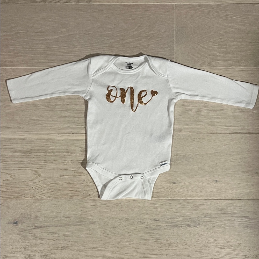 “One” Onesie - Gerber